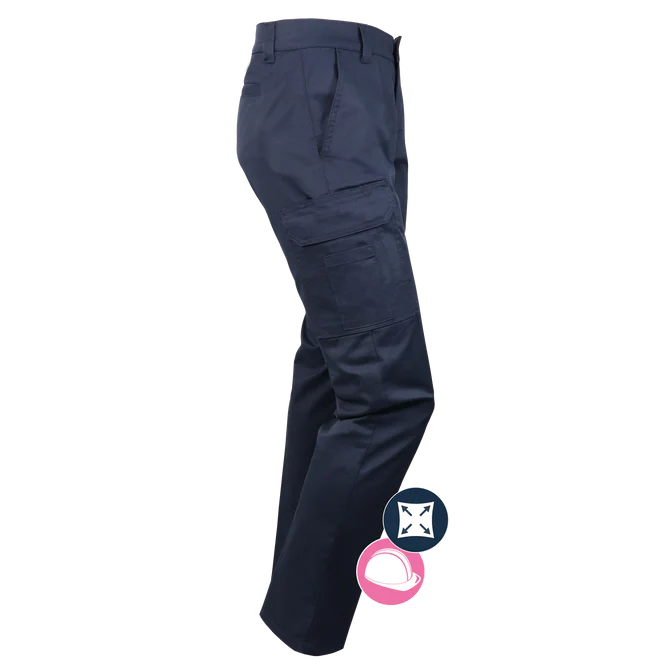 013EX - PANTALON DE TRAVAIL CARGO EXTENSIBLE POUR FEMME