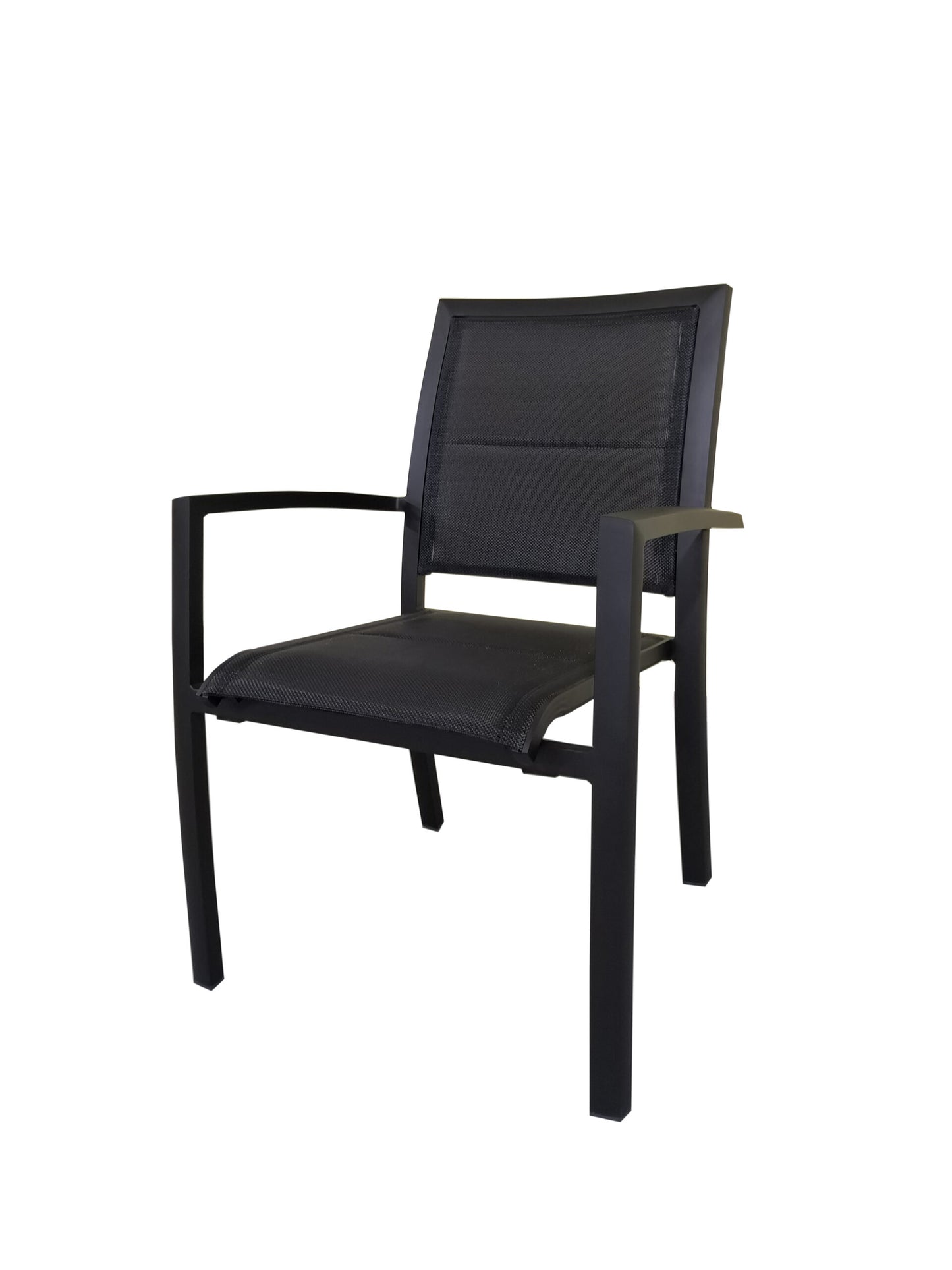 Moss  chaise empilable en aluminium coussiné , séchage rapide 24" x 31" x h 36"