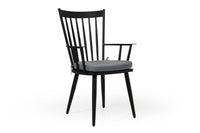 moss  chaise rustique en aluminium dossier incurvé confortable. 1 3/4"