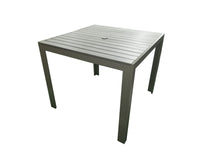 Moss Moss-t302c -t302t table condo carrée en aluminium